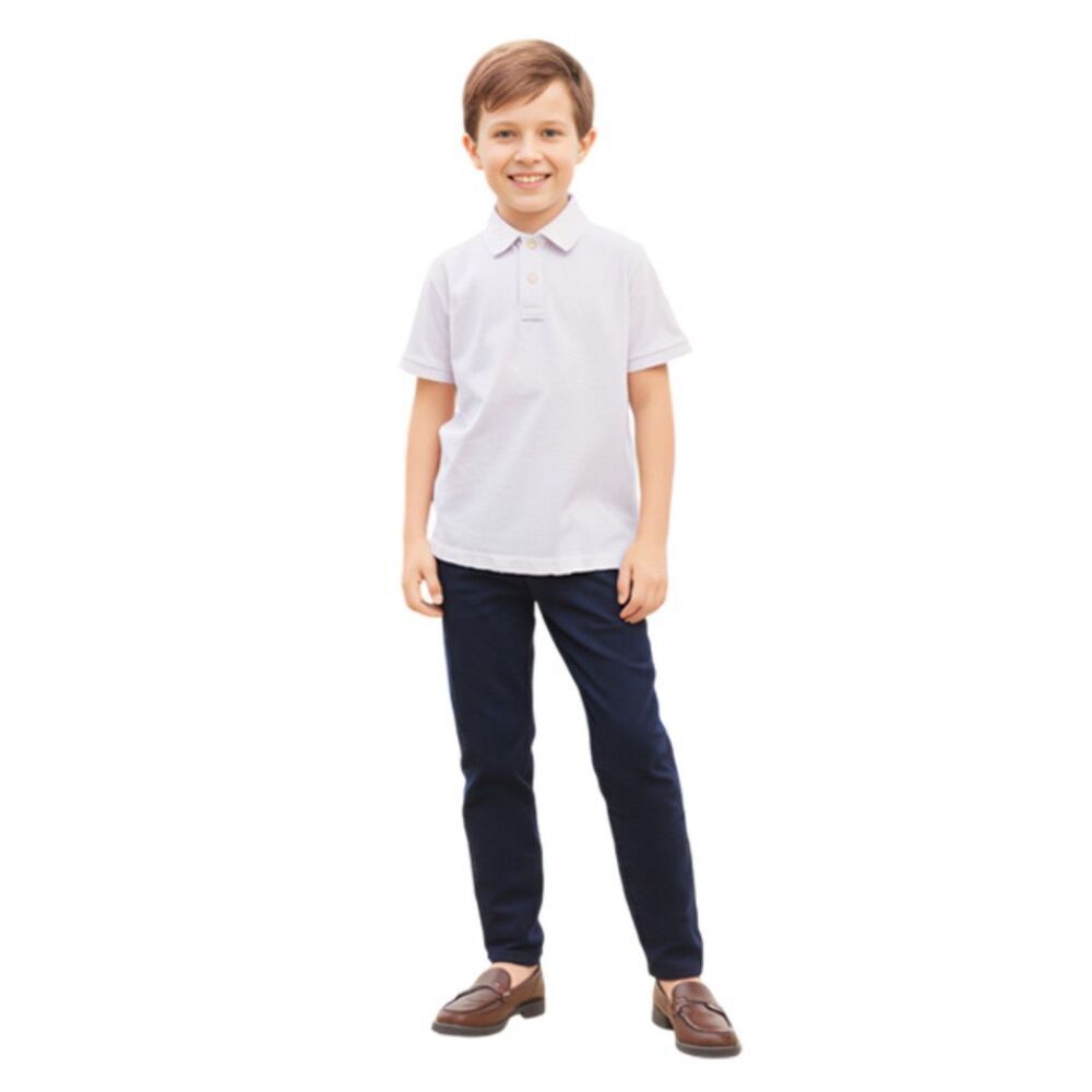 Cat & Jack White School Uniform Short Sleeve Polo Shirt Size 8/10